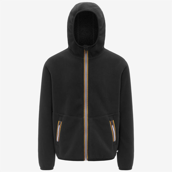K Way JACK SHERPA POLAR REVERSIBLE BLACK PURE-BLACK PURE