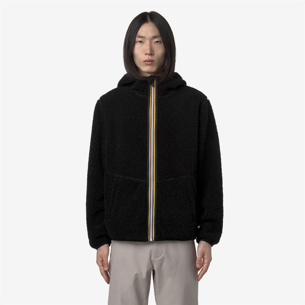 K Way JACK SHERPA POLAR REVERSIBLE BLACK PURE-BLACK PURE