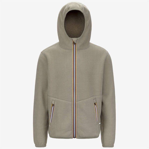 K Way JACK SHERPA POLAR REVERSIBLE GREEN OAK-GREEN OAK