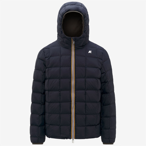 K Way JACK ST THERMO REVERSIBLE BLACK OLIVE-BLUE DEPTH