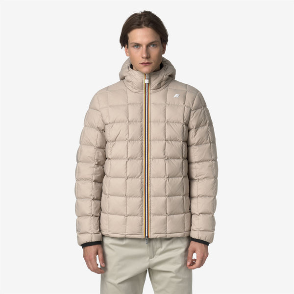 K Way JACK ST THERMO REVERSIBLE BLACK PURE-BEIGE CASHMERE