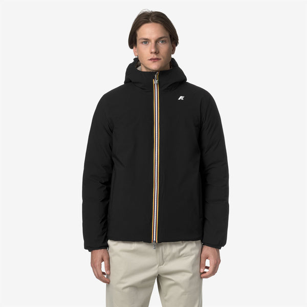 K Way JACK ST THERMO REVERSIBLE BLACK PURE-BEIGE CASHMERE