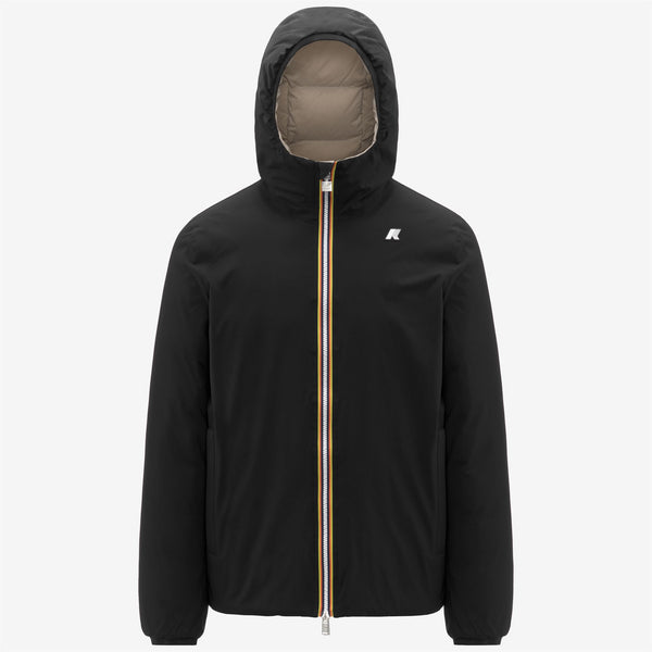 k way JACK ST THERMO REVERSIBLE BLACK PURE-BEIGE CASHMERE