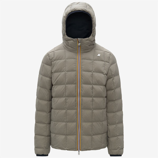 K Way JACK ST THERMO REVERSIBLE BLUE DEPTH-GREEN OAK