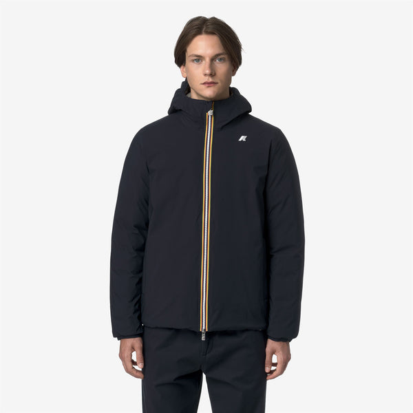 K Way JACK ST THERMO REVERSIBLE BLUE DEPTH-GREEN OAK