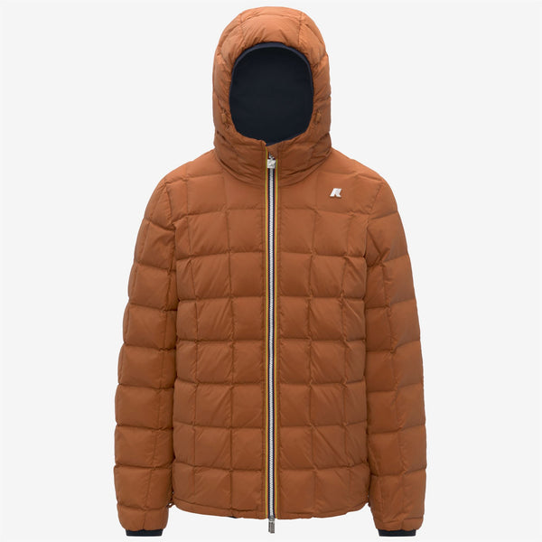 K Way JACK ST THERMO REVERSIBLE BLUE DEPTH-ORANGE ADOBE