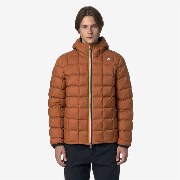 K Way JACK ST THERMO REVERSIBLE BLUE DEPTH-ORANGE ADOBE