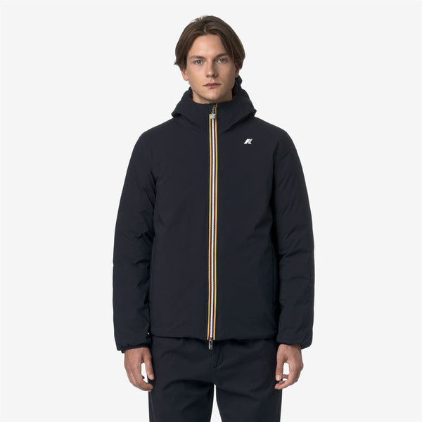 K Way JACK ST THERMO REVERSIBLE BLUE DEPTH-ORANGE ADOBE