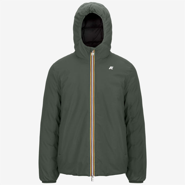 k way JACK ST THERMO REVERSIBLE GREEN BLACKISH-BLACK PURE
