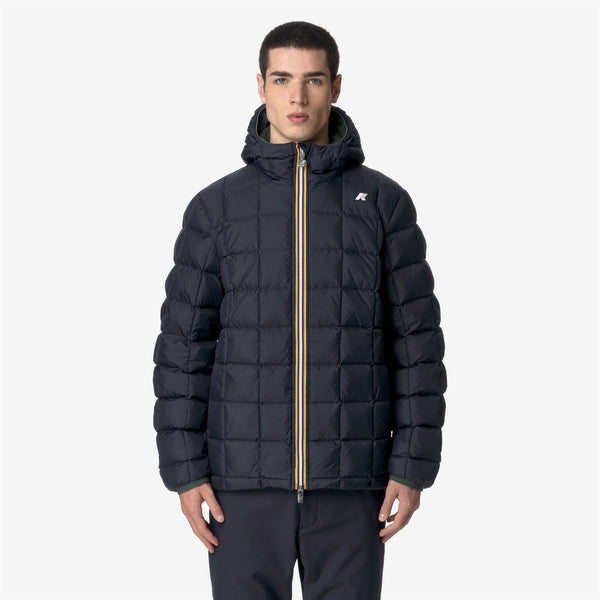 K Way JACK ST THERMO REVERSIBLE GREEN BLACKISH-BLUE DEPTH