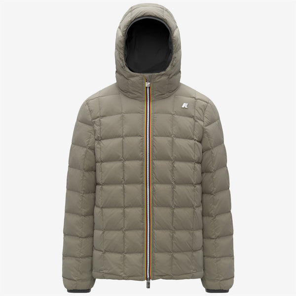 K Way JACK ST THERMO REVERSIBLE GREY SHADOW DK-GREEN OAK