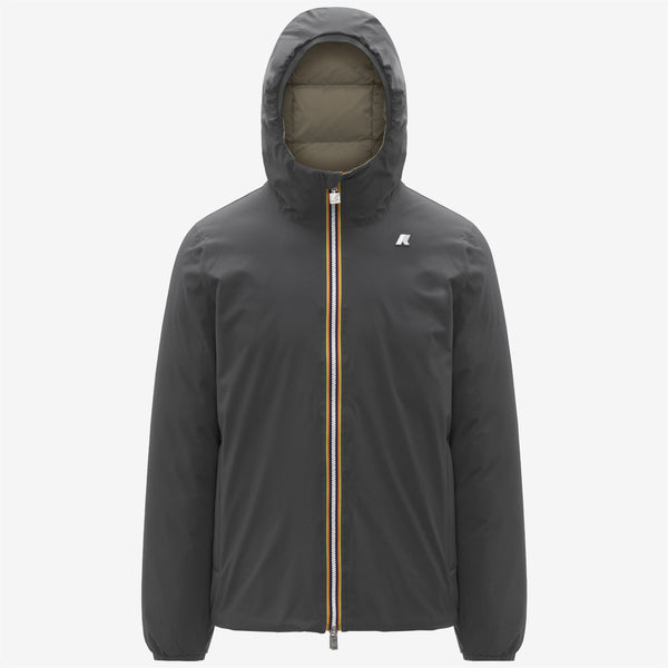 k way JACK ST THERMO REVERSIBLE GREY SHADOW DK-GREEN OAK