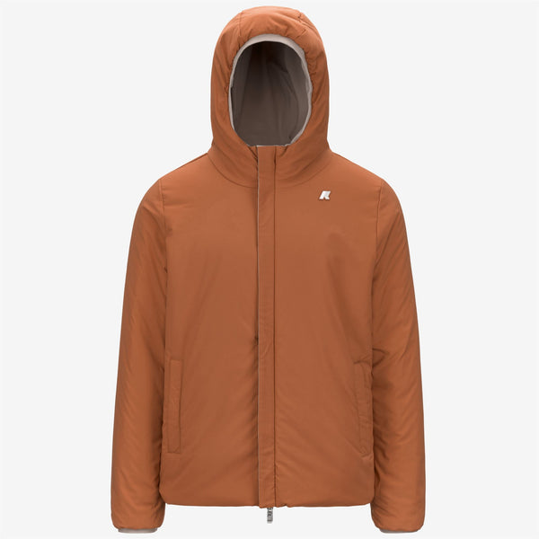 K Way JACK ST WARM REVERSIBLE BEIGE CASHMERE-ORANGE ADOBE