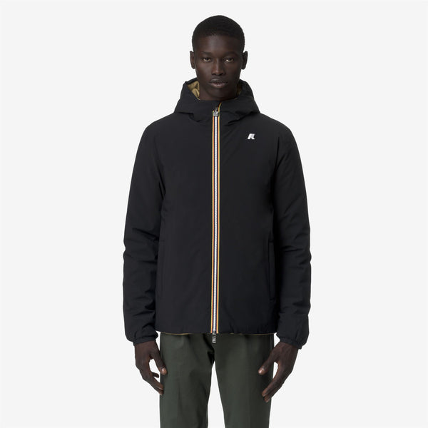 K Way JACK ST WARM REVERSIBLE BLACK PURE-BEIGE SEED