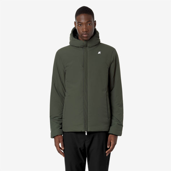 K Way JACK ST WARM REVERSIBLE BLACK PURE-GREEN BLACKISH