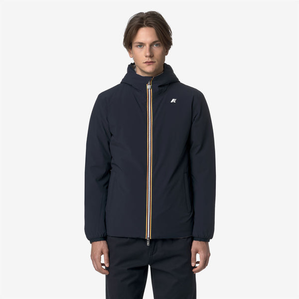 K Way JACK ST WARM REVERSIBLE BLUE DEPTH-BEIGE CASHMERE