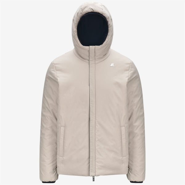 K Way JACK ST WARM REVERSIBLE BLUE DEPTH-BEIGE GREY
