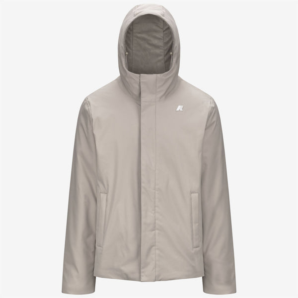 k way JACKO TWILL MARMOTTA BEIGE CASHMERE-GREY GOAT