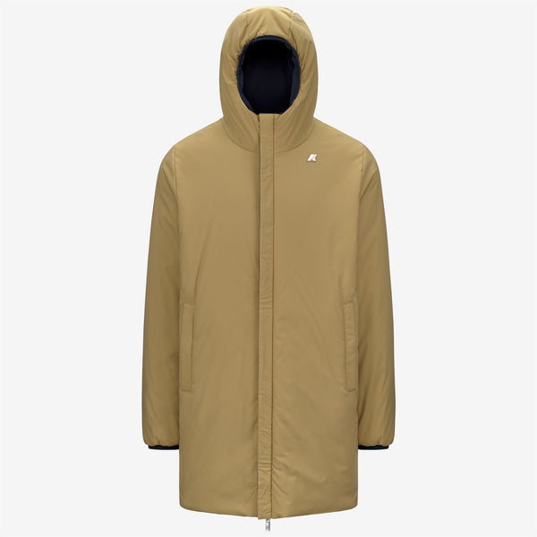 K Way JACOB ST WARM REVERSIBLE BLUE DEPTH-BEIGE SEED