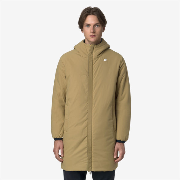 K Way JACOB ST WARM REVERSIBLE BLUE DEPTH-BEIGE SEED