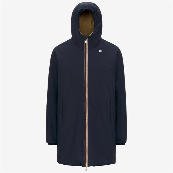 k way JACOB ST WARM REVERSIBLE BLUE DEPTH-BEIGE SEED