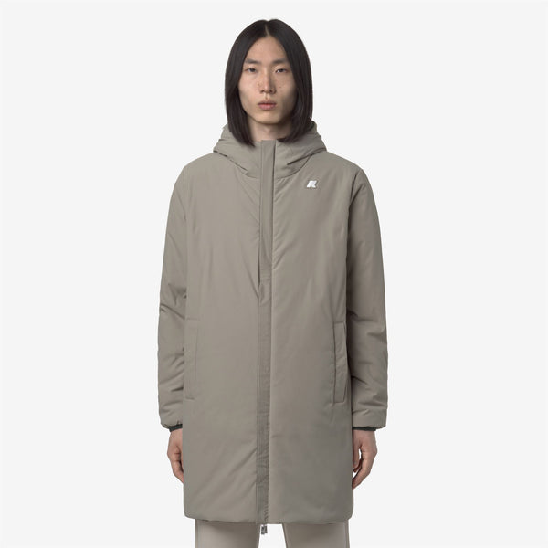 K Way JACOB ST WARM REVERSIBLE GREEN BLACKISH-GREEN OAK