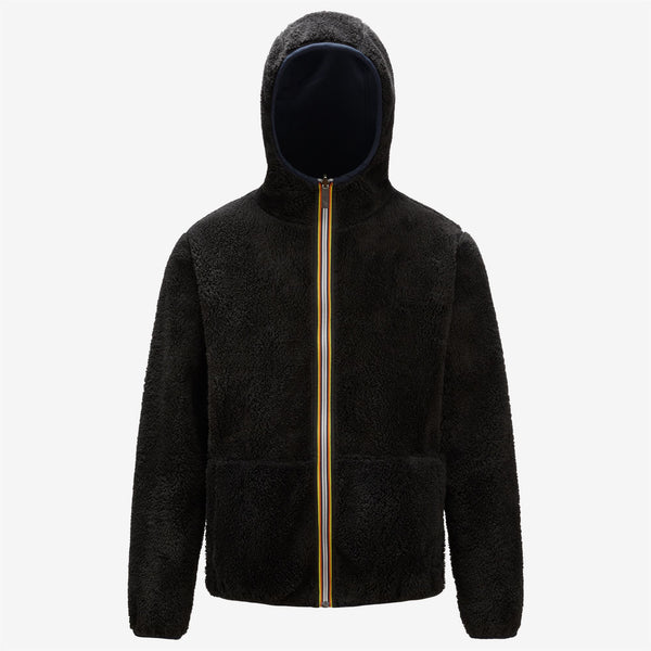 K Way JACQUES POLAR REVERSIBLE BLUE DEPTH-BLACK PURE