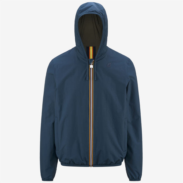 k way JACQUES REVERSIBLE RIPSTOP BLUE DEEP-GREEN AFRICA
