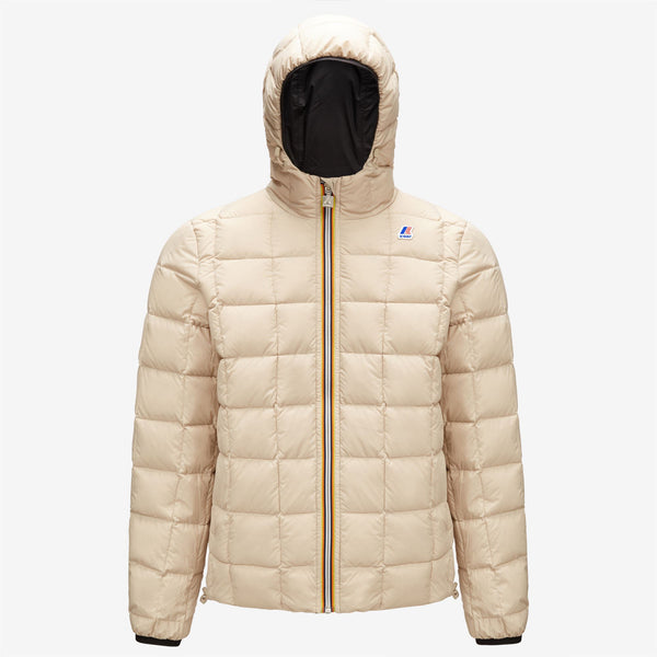 K Way JACQUES THERMO PLUS.2 REVERSIBLE BLACK PURE-BEIGE GREY