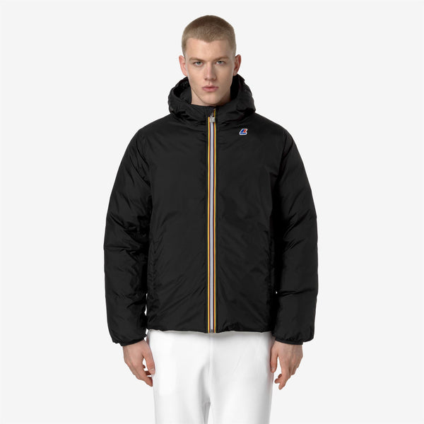 K Way JACQUES THERMO PLUS.2 REVERSIBLE BLACK PURE-BLUE DEPHT