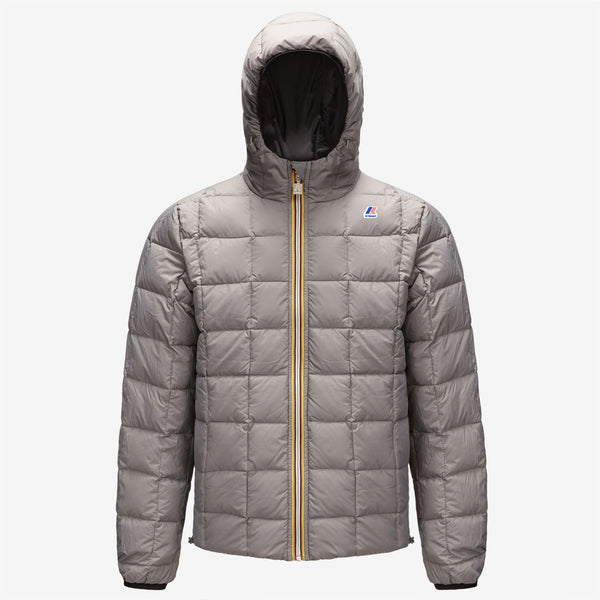 K Way JACQUES THERMO PLUS.2 REVERSIBLE BLACK PURE-GREY MD STEEL