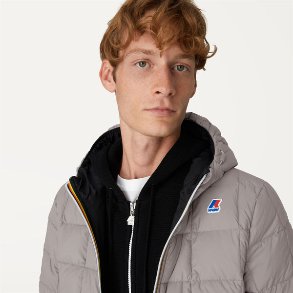 K Way JACQUES THERMO PLUS.2 REVERSIBLE BLACK PURE-GREY MD STEEL