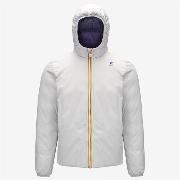 k way JACQUES THERMO PLUS.2 REVERSIBLE GREY LT-BLUE MEDIEVAL