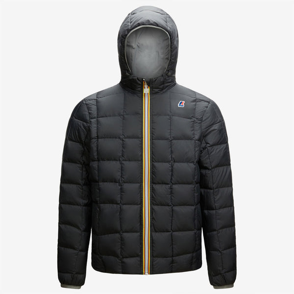 K Way JACQUES THERMO PLUS.2 REVERSIBLE GREY MD-BLACK