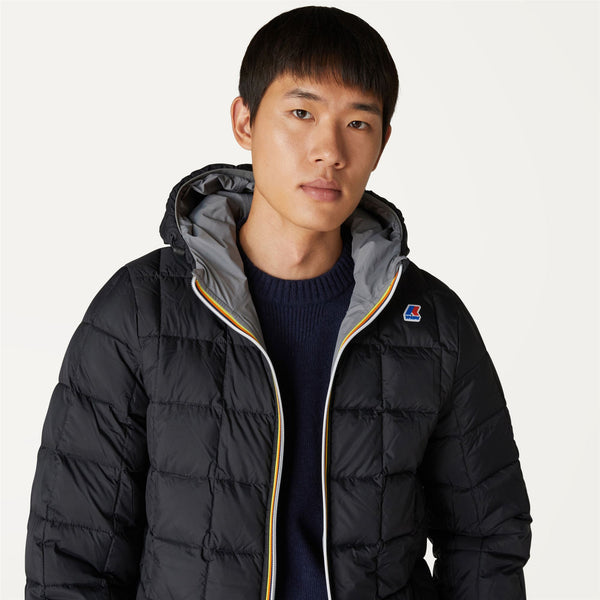 K Way JACQUES THERMO PLUS.2 REVERSIBLE GREY MD-BLACK