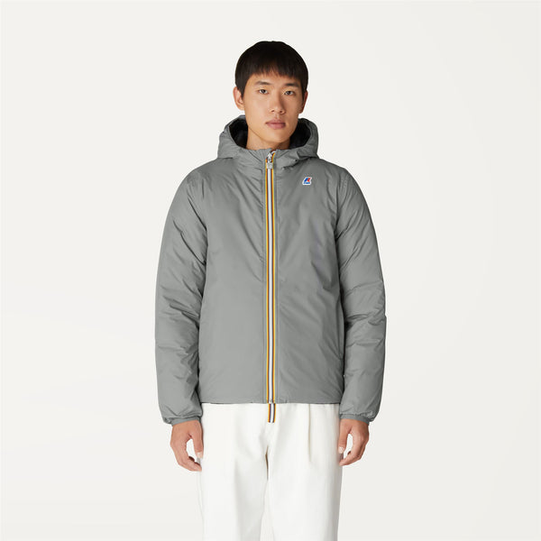 K Way JACQUES THERMO PLUS.2 REVERSIBLE GREY MD-BLACK