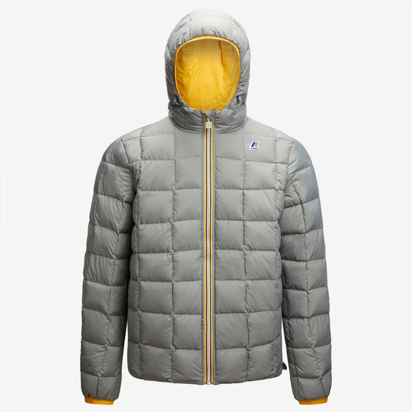 K Way JACQUES THERMO PLUS.2 REVERSIBLE YELLOW RSP-GREY MD