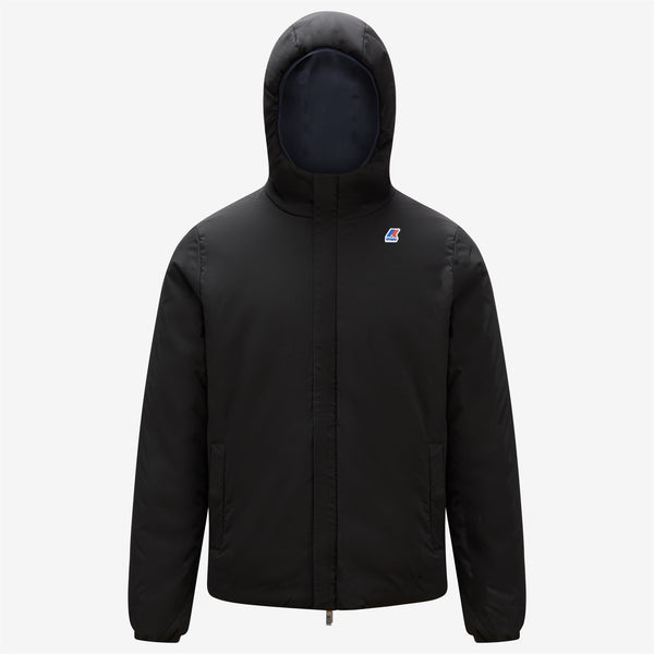 K Way JACQUES WARM REVERSIBLE BLUE DEPTH-BLACK PURE