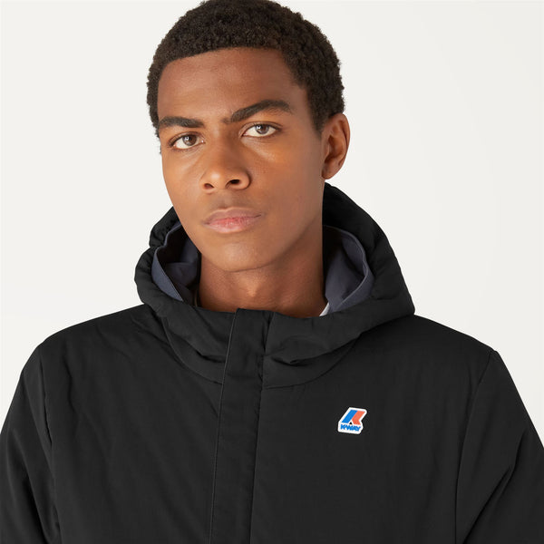 K Way JACQUES WARM REVERSIBLE BLUE DEPTH-BLACK PURE