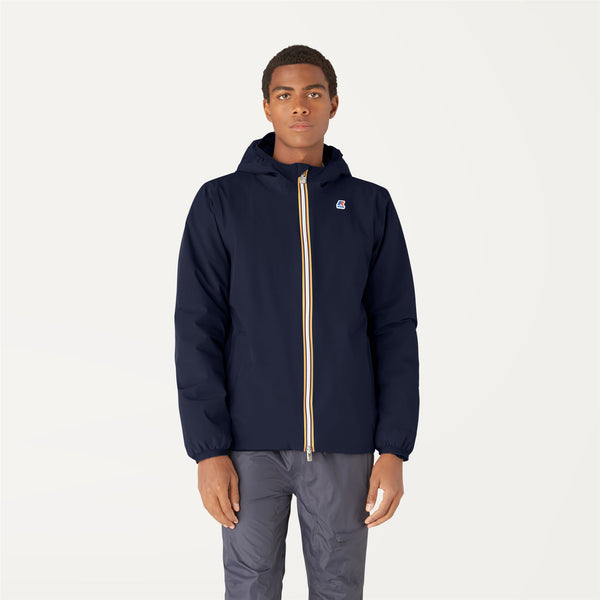 K Way JACQUES WARM REVERSIBLE BLUE DEPTH-BLACK PURE