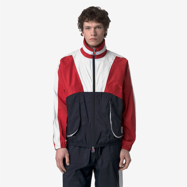 K Way 7002 FULL ZIP BLUE RED WHITE