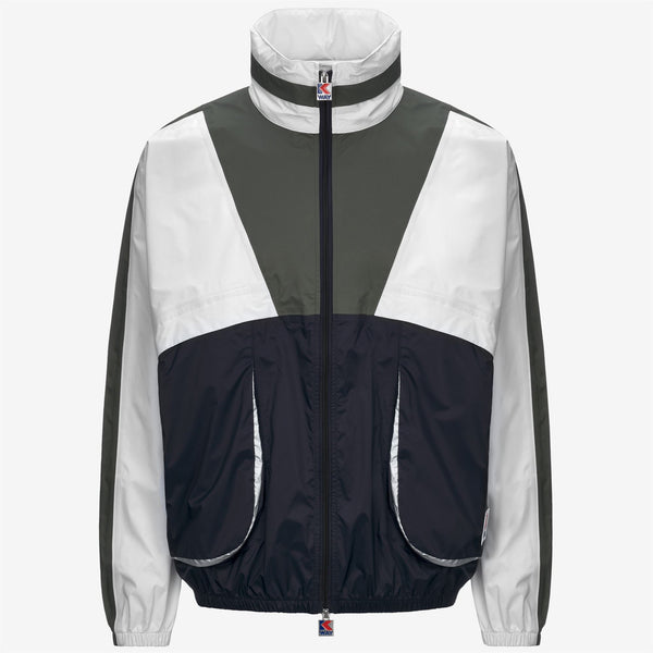 k way 7002 FULL ZIP BLUE WHITE GREEN