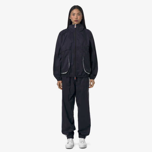 K Way 7002 PANTS BLUE WHITE