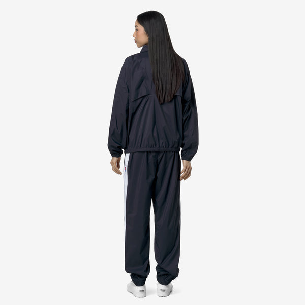 K Way 7002 PANTS BLUE WHITE