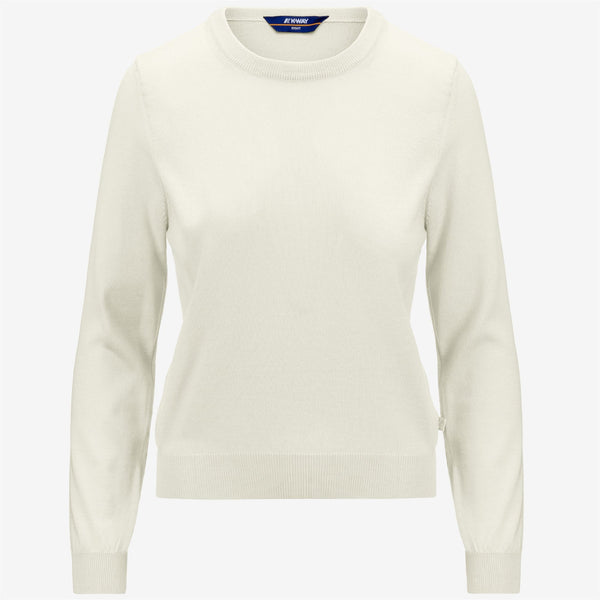 k way ABBI MERINO WHITE PRISTINE