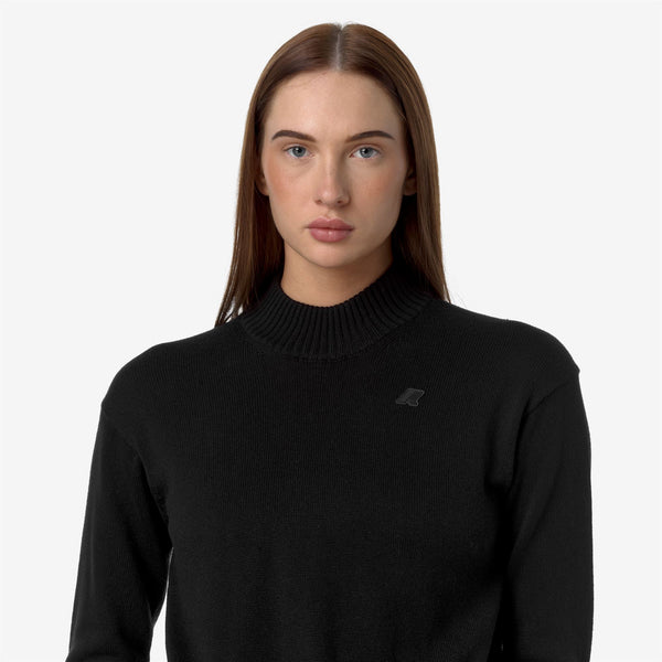 K Way AGATA COTTON CASHMERE BLACK PURE