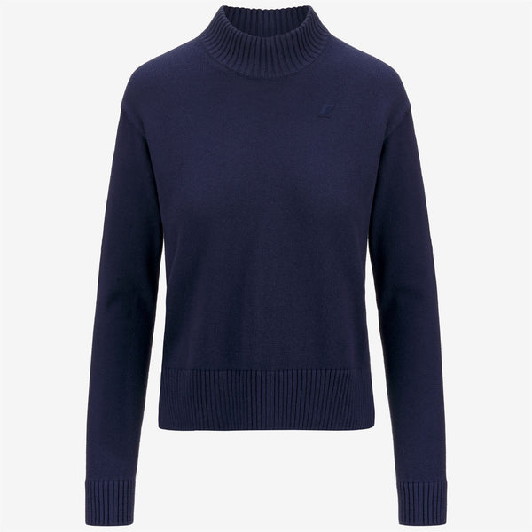 k way AGATA COTTON CASHMERE BLUE DK