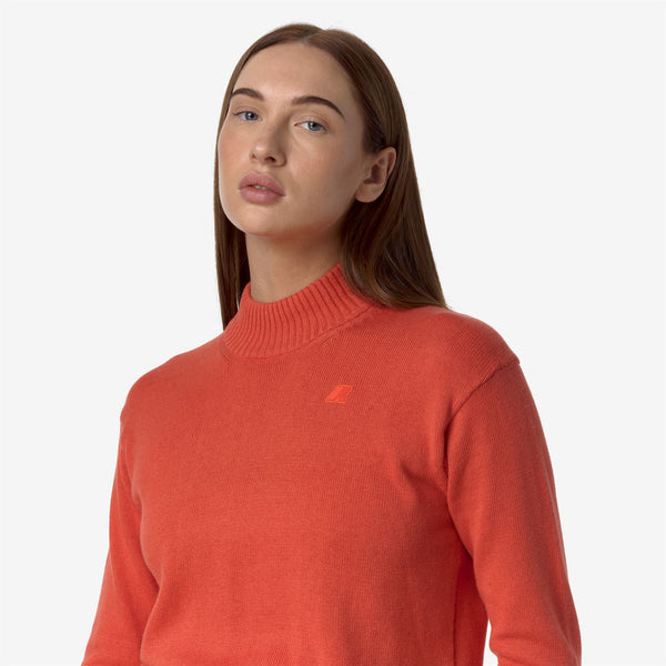 K Way AGATA COTTON CASHMERE RED PAPAVERO