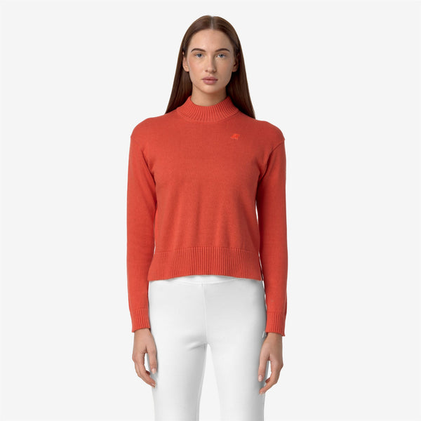 K Way AGATA COTTON CASHMERE RED PAPAVERO