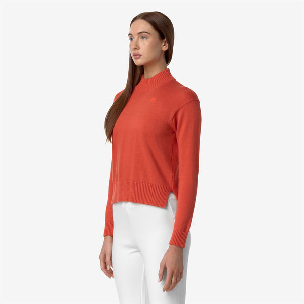 K Way AGATA COTTON CASHMERE RED PAPAVERO